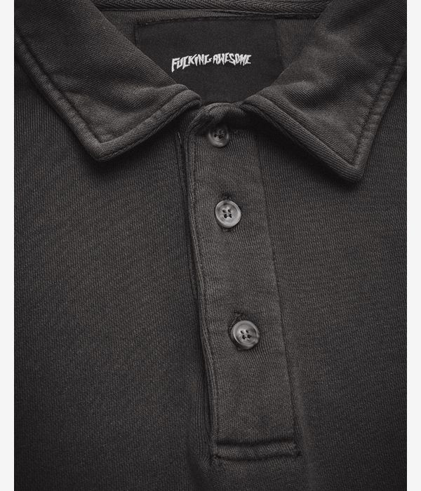 Fucking Awesome Blackletter Rugby Longsleeve (dark grey)