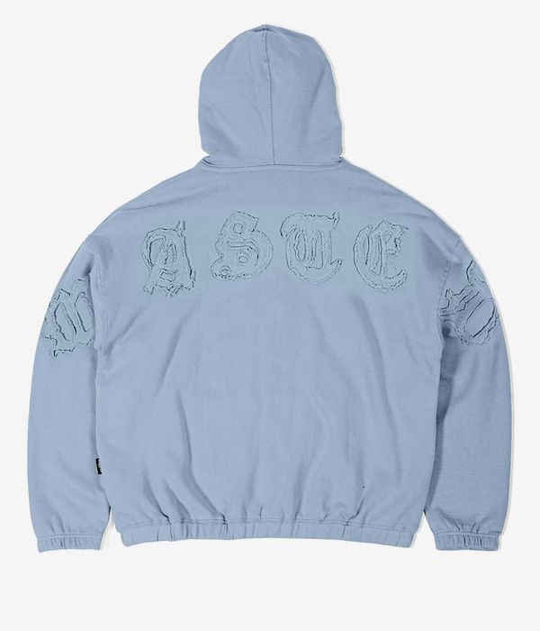 Wasted Paris Kingdom Curve Destroy Boxy Zip-Hoodie (light blue)