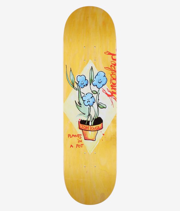 Krooked Knox Blue Flowers 8.5" Planche de skateboard (multi)