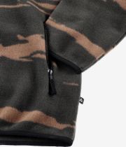 Anuell Grunnor Fleece Felpa Hoodie con zip (coffee)