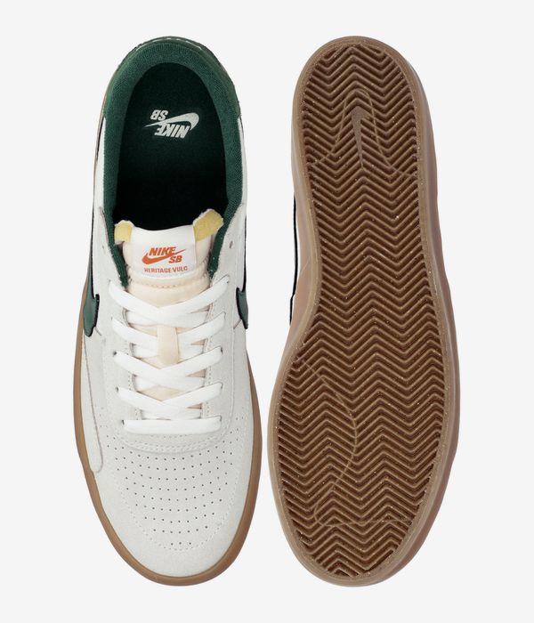Nike SB Heritage Vulc Schuh (sail gorge green)