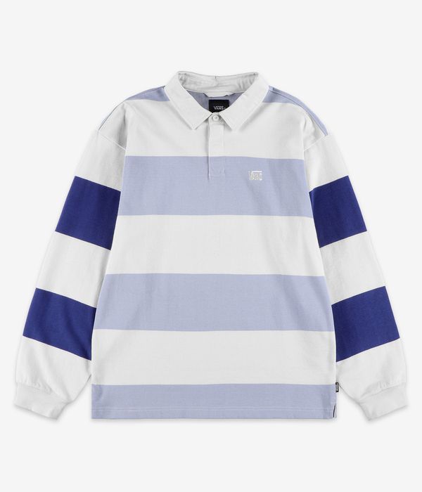 Vans 2 Tone Stripe Ward Rugby Longues Manches (marshmallow soft slate)
