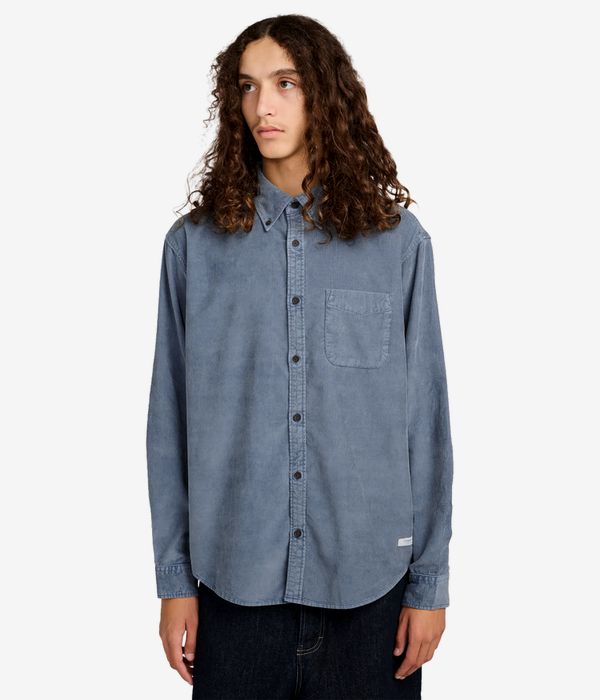 Element Button Down Regular Corduroy Hemd (dark slate)