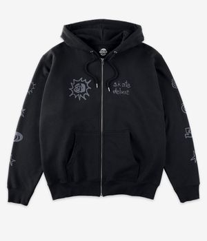 skatedeluxe Tonal Organic Zip-Hoodie (black)