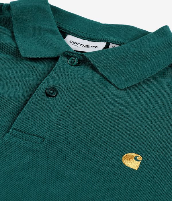 Carhartt WIP Chase Pique Polos (chervil gold)