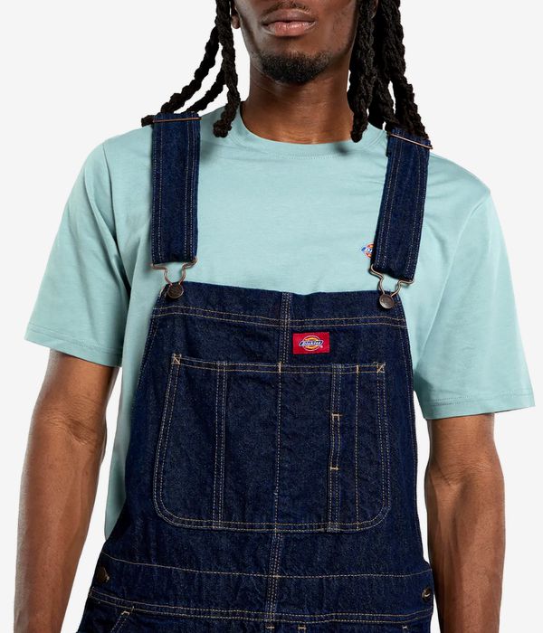 Dickies Loose Denim Bib Jeans (rinsed)