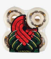 Powell-Peralta Dragons Symmetrical Bomber Wheels (off white) 64 mm 88A 4 Pack