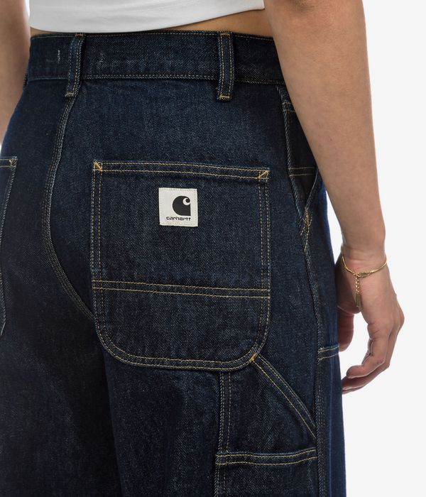 Carhartt WIP W' Brandon Double Knee Pant Smith Jeans women (blue rinsed)