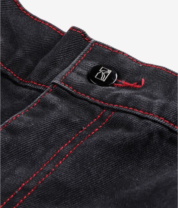 Poetic Collective Sculptor Denim Jeans (black red)