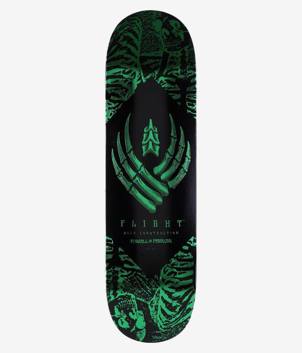 Powell-Peralta Skeleton Flight Shape 244 8.5" Tavola da skateboard (green)