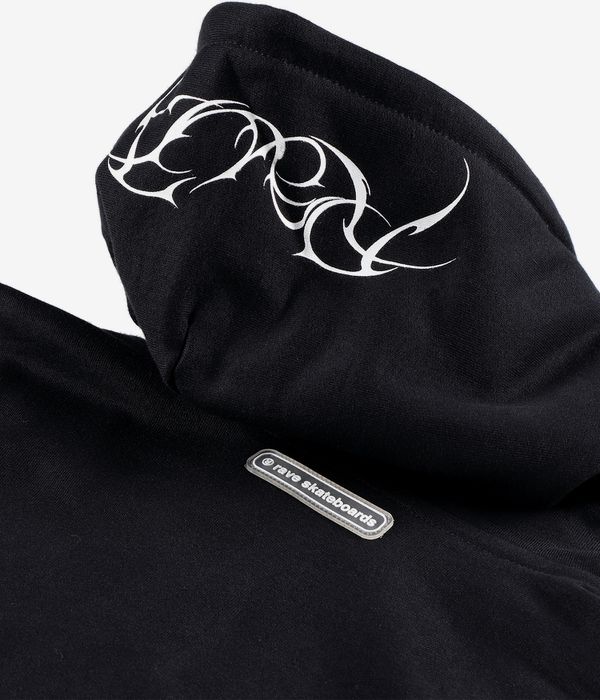 rave Ivy Zip-Hoodie (black)