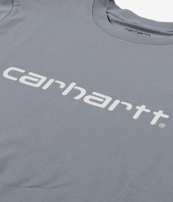 Carhartt WIP Script T-Shirty (dove grey wax)