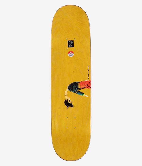 Polar Gonzalez Lorca 8.375" Planche de skateboard (white)