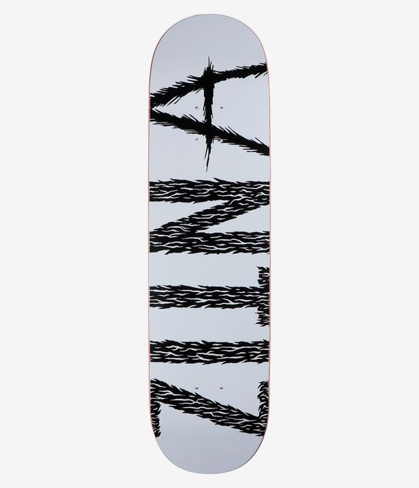 Antiz Big Script 8.125" Skateboard Deck (full white)