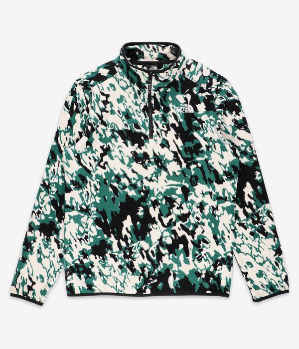 The North Face 100 Glacier Printed 1/4-Zip Bluza (meldgrey)