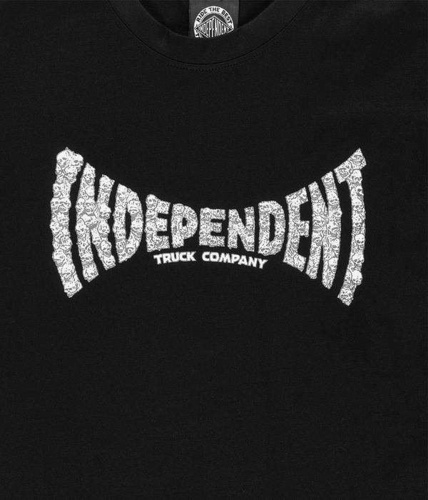 Independent Skull Span T-Shirt (black)
