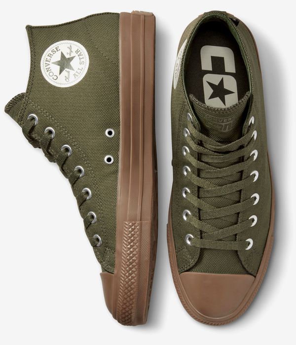 Shop Converse CONS Chuck Taylor All Star Pro Cordura Canvas Shoes (cargo  khaki egret dark gum) online | skatedeluxe
