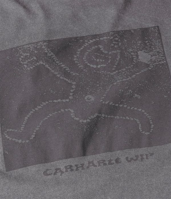 Carhartt WIP Terrestrial Organic Longues Manches (black graphite pigment garment d)