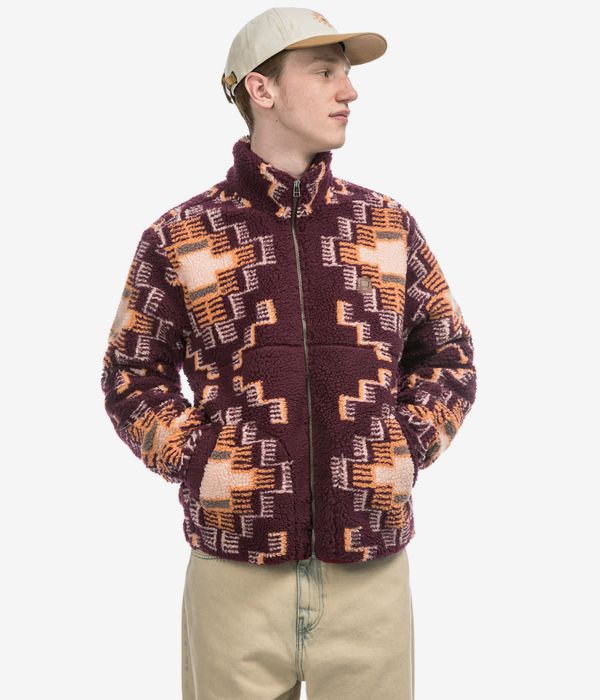 Brixton Artic Fleece Jacket (light cabernet)