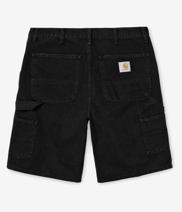 Carhartt WIP Single Knee Organic Dearborn Shorts (black aged canvas)
