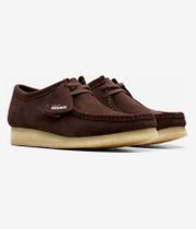 Clarks Originals Wallabee Shoes (dark brown suede)