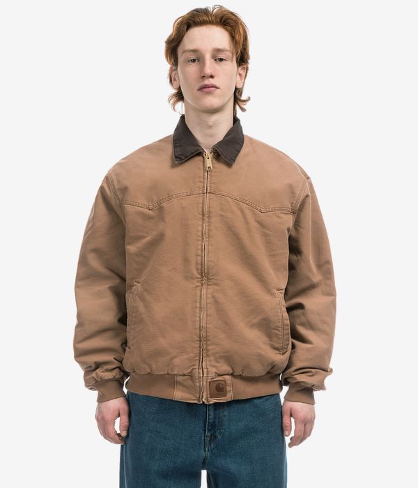 Carhartt WIP OG Santa Fe Organic Dearborn Jacket (hamilton brown tobacco stone can)