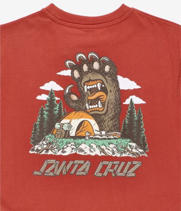 Santa Cruz Screaming Grizzly T-Shirt (dark rust)