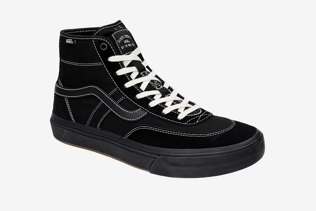 Shop Vans Crockett High Pro Shoes (black black) online | skatedeluxe
