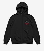 Wasted Paris Stake Zip-Hoodie (black)