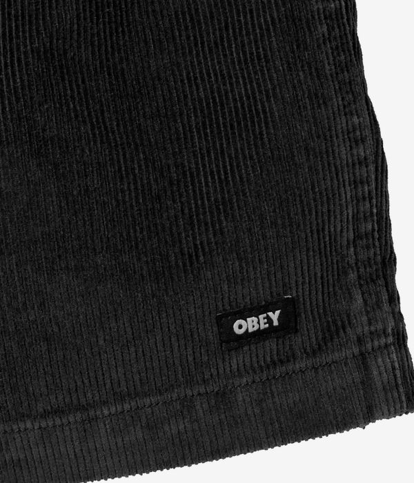 Obey Horizon Shorts (black faded wash)