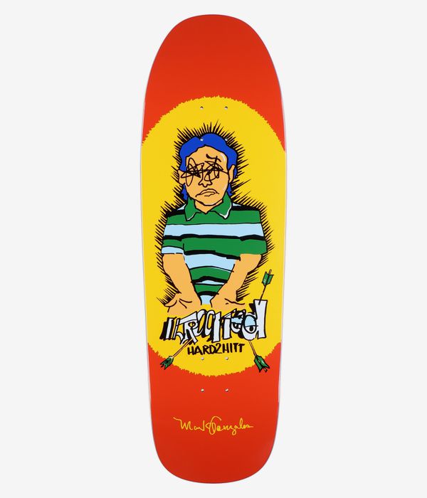 Krooked Gonz Hard2hit 9.81" Skateboard Deck (orange)