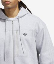 adidas Tech Fleece Jacke (light grey heather black)