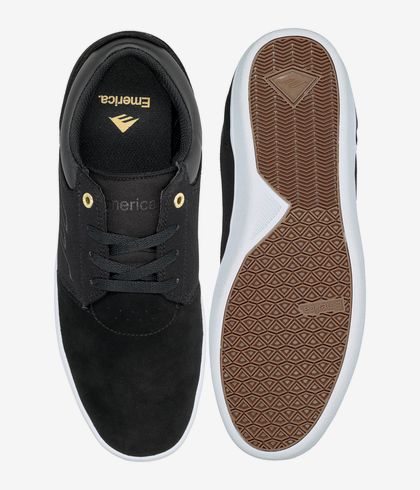 Emerica Alcove Cc Shoes Black White Gold Buy At Skatedeluxe