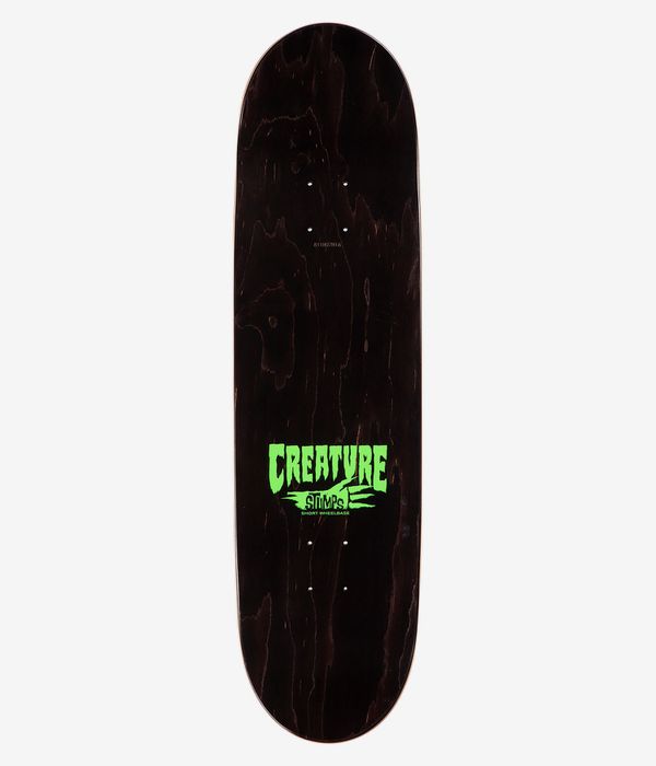 Creature Logo Outline Stumps 8.6" Tabla de skate (black green)