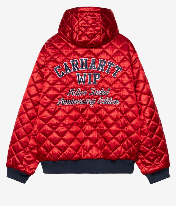 Carhartt WIP 50 Years Anniversary OG Active Denim Jas reversible (blue usa red stone bleached)