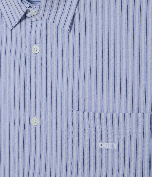 Obey Alan Hemd (sky blue multi)