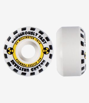 Madness Hazard Emergency Conical Rollen (white yellow) 52mm 101A 4er Pack