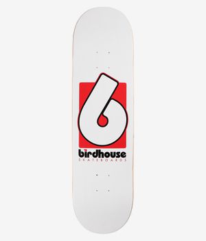 Birdhouse B Logo 8.5" Planche de skateboard (white)