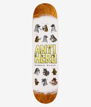 Anti Hero Russo Usual Suspects 8.25" Tavola da skateboard (white)