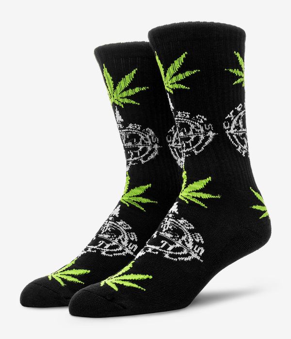 HUF x Cypress Hill Plantlife Socken US 8-12 (black)