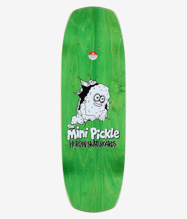 Heroin Skateboards Mini Pickle 9.5" Planche de skateboard (green)