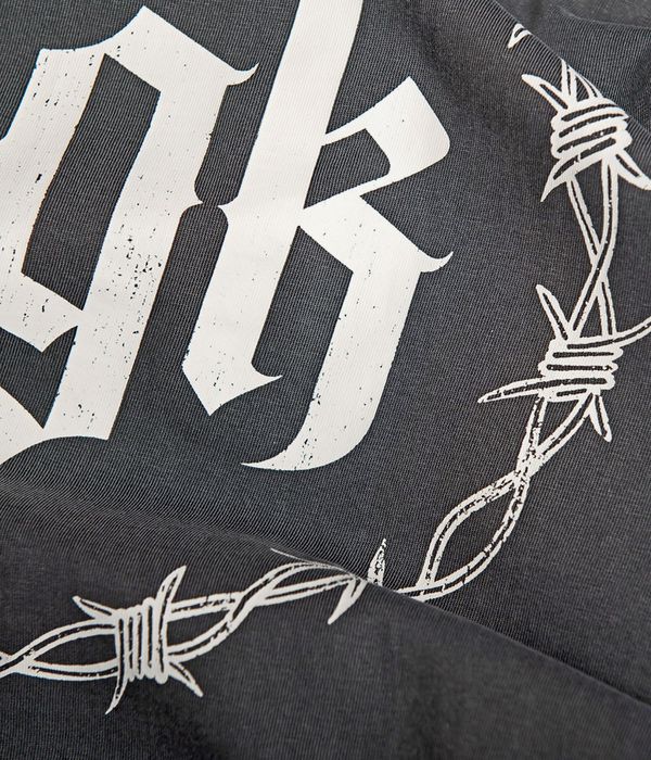 DGK Thorn 2fer Knit Top z Długim Rękawem (washed black)