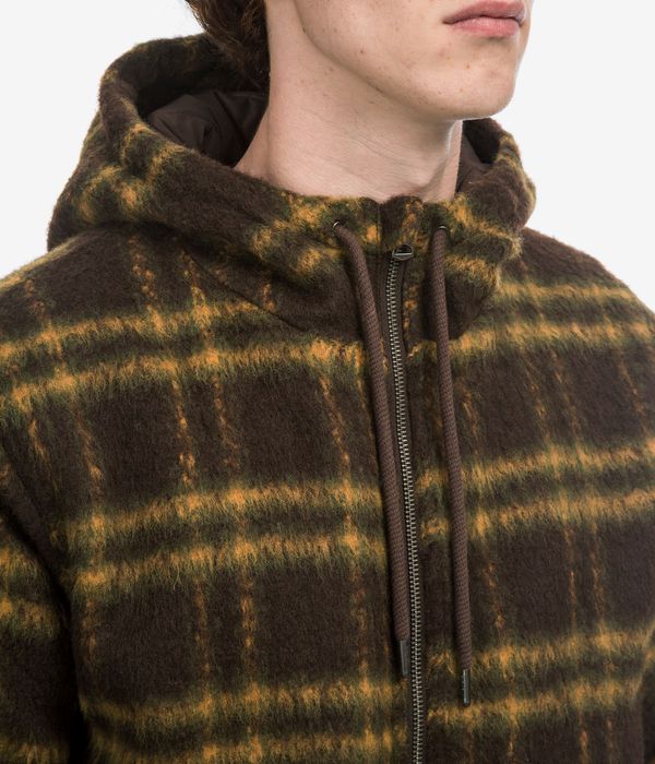Element Dulseya Fuzzy Check Jacket (brushed plaid mole)