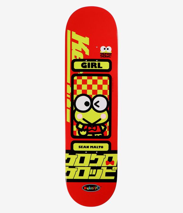 Girl Malto Sanrio Tokyo Speed 8.25" Skateboard Deck (red green)