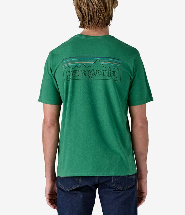 Patagonia P-6 Logo Responsibili T-Shirt (heartleaf green)