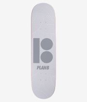 Plan B Team Texture 8" Skateboard Deck (white)