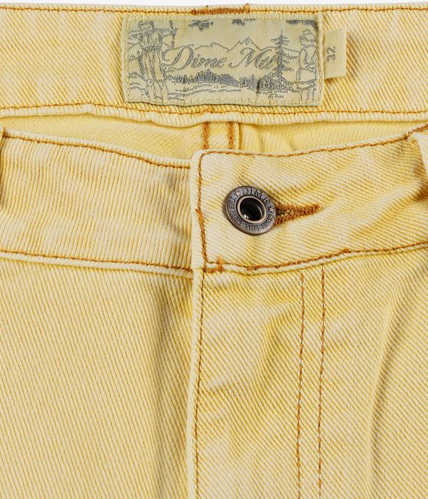 Dime Carpenter Denim Shorts (lemon)