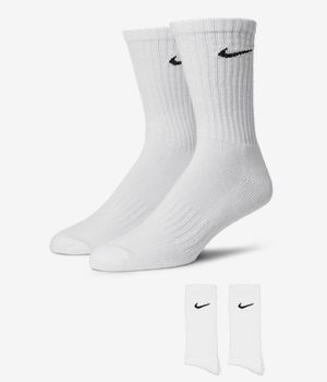 Nike SB Cushion Calcetines (white black) Pack de 3
