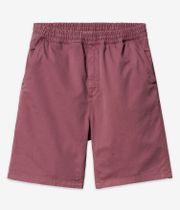 Carhartt WIP Flint Organic Moraga Shorts (dusky pink garment dyed)