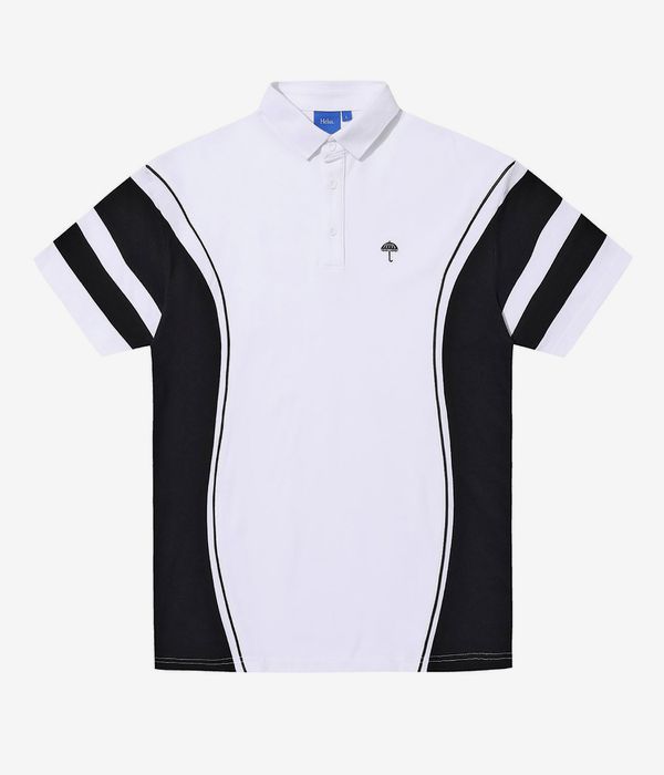 Hélas Match Point Polo-Shirt (pique white black)